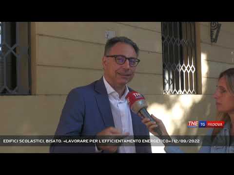EDIFICI SCOLASTICI, BISATO: «LAVORARE PER L'EFFICIENTAMENTO ENERGETICO» | 12/09/2022