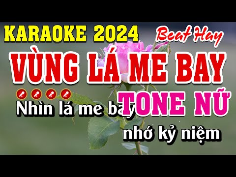 Vùng Lá Me Bay Karaoke Tone Nữ | Đình Long Karaoke