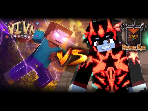 EPIC Minecraft Animation - Viva Fantasy vs Bapak Kau SMP! Who's Better? - Indo Animasi