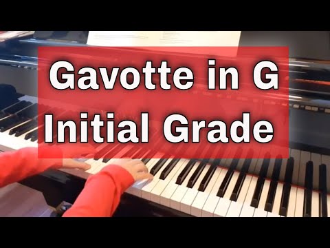 Gavotte in G by Michael Praetorius - A:2  |  ABRSM piano initial 2021 & 2022