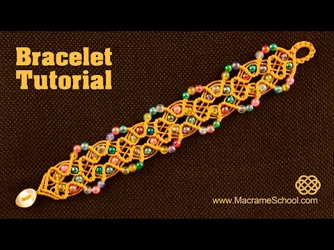 Spiral Macrame Patterns DIY Macrame Spiral Bracelets