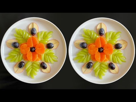 Beautiful Fruits Decoration /Gaye Holud’s Fruits Decoration  /Easy Fruits Art /Fruit carving Garnish