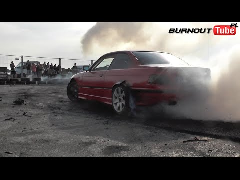 Pokaz mocy BMW E36 5.0 V8 "SOSNA" - XXIII Ogólnopolski Zlot BMW Toruń 2021