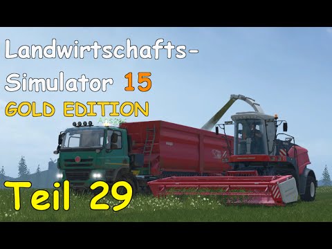 Let's Play LS15 GOLD EDITION Teil 29 - UNTERSTÜTZUNG beim HÄCKSELN | Liongamer1