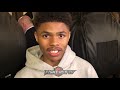 SHAKUR STEVENSON DECLARES "IM THE BEST UP & COMING FIGHTER IN BOXING!"