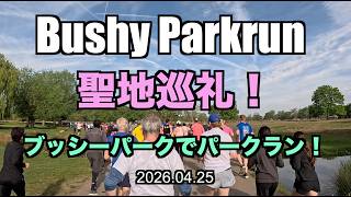 【パークラン】聖地巡礼！発祥のブッシーパークでパークラン！ 2026.04.25 #parkrun #bushyparkrun #パークラン