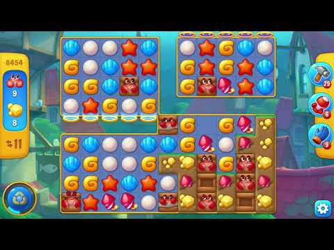 🥰 [FISHDOM Walkthrough] Level 8454