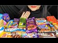 ASMR CHOCOLATE PARTY DIARYMILK CRISPELLO MARS GALAXY SILK OREO EATING CHOCOLATE FOOD VIDEOS