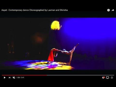 Laxman Aayat Contemporary dance by Laxman and Shirisha Kanwar