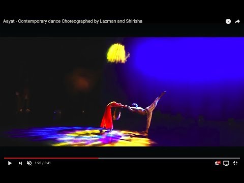 Aayat Contemporary dance by Laxman and Shirisha Kanwar