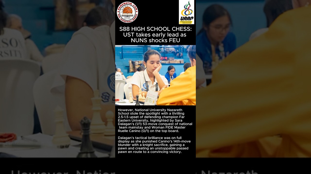 UAAP Chess: NU shocks FEU in girls' high school chess