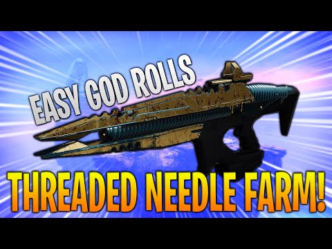 1st YouTube video about how to get threaded needle