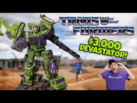 DEVASTATOR!!! I BUILT THE WORLD'S LARGEST TRANSFORMER for $3,000!