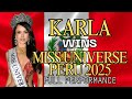 Miss Peru 2025 Karla Bacigalupo Full Performance Miss Universe Peru 2025