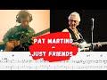 Guitar Transcription: Pat Martino - Just Friends - Free lead sheet and Tab