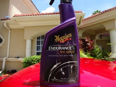 Meguiars Endurance Tire Spray Review and Test Results on my Nissan 370z