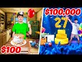 I Threw A $100 VS $100,000 Birthday Party!