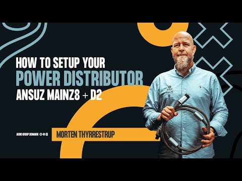 How to: Setup and maintain the power distributor and power cables in your Hi-Fi system | Instruction