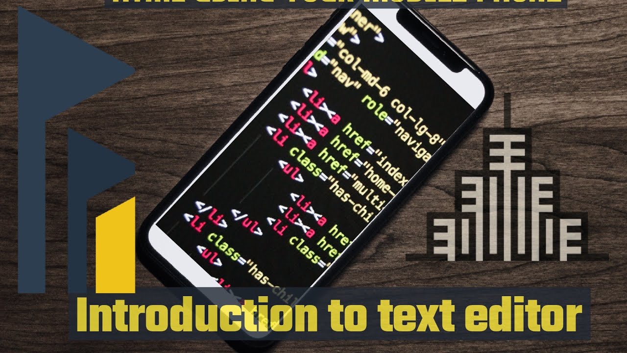 Text editors on mobile phone