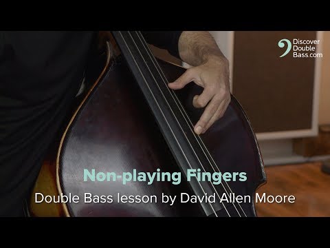 Non-playing fingers -  Building a consistent left-hand shape.