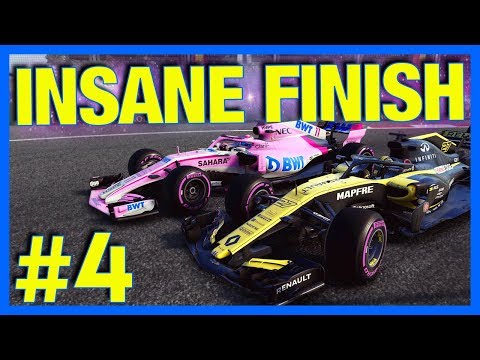 F1 2018 Career Mode : UNBELIEVABLE FINISH!! (Part 4)