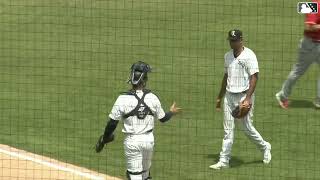 Yoendrys Gómez K's three | MiLB Highlights