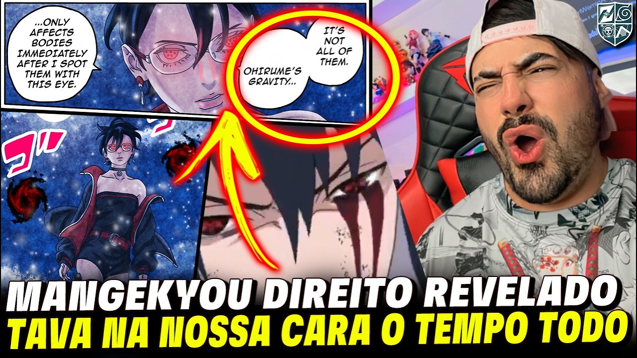 MANGEKYOU DIREITO DA SARADA DESVENDADO! PODER  DE UMA DEUSA!!! FRED ANIMES