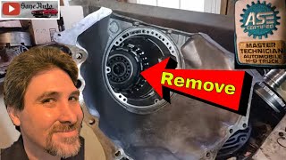 How to get the bottom low reverse piston out of a transmission case