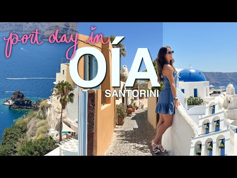 PORT DAY IN OIA, SANTORINI AS A CRUISE SHIP CREW MEMBER🇬🇷🪬what to do, pair lifts, answering your qs!