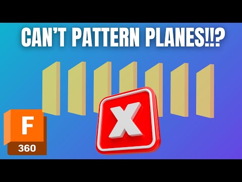 Fusion 360 Hack: Plane Patterning Workarounds