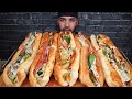 ASMR EATING A LITTLE SUBWAY MUKBANG