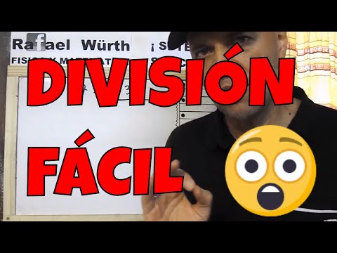 DIVISIONES SUPER FACIL- para principiantes. SÍN SABER LAS TABLAS. #aritmetica #matemática #profesor
