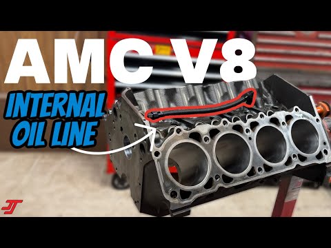 Lifter Valley Oil Line Install: AMC V8 Engines