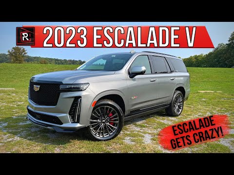 The 2023 Cadillac Escalade V Is A Loud & Proud Supercharged Flagship SUV