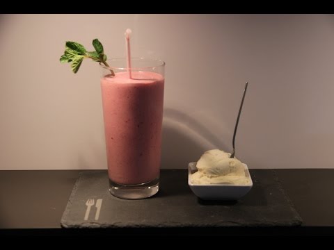 Recette Smoothie fraise chantilly décadent