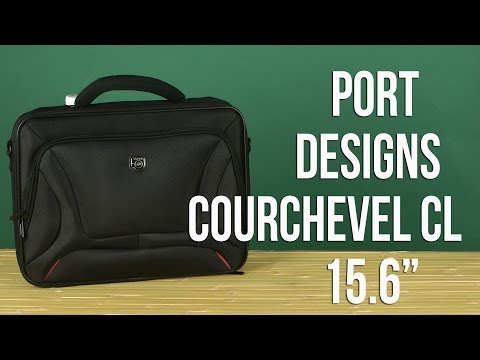 Dėklas PORT DESIGNS | Courchevel | Tinka iki 15.6 " | Messenger - Briefcase | Shoulder strap | Juodas video