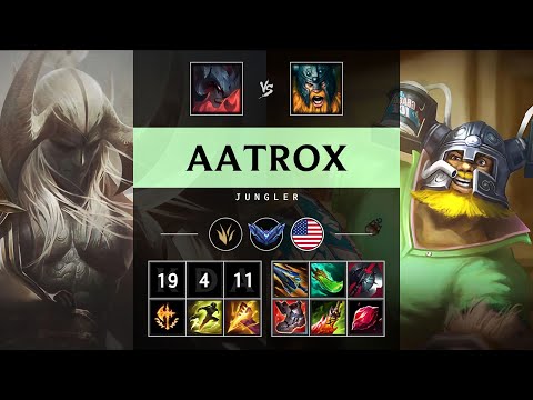 Aatrox Jungle vs Olaf - NA Diamond Patch 25.20