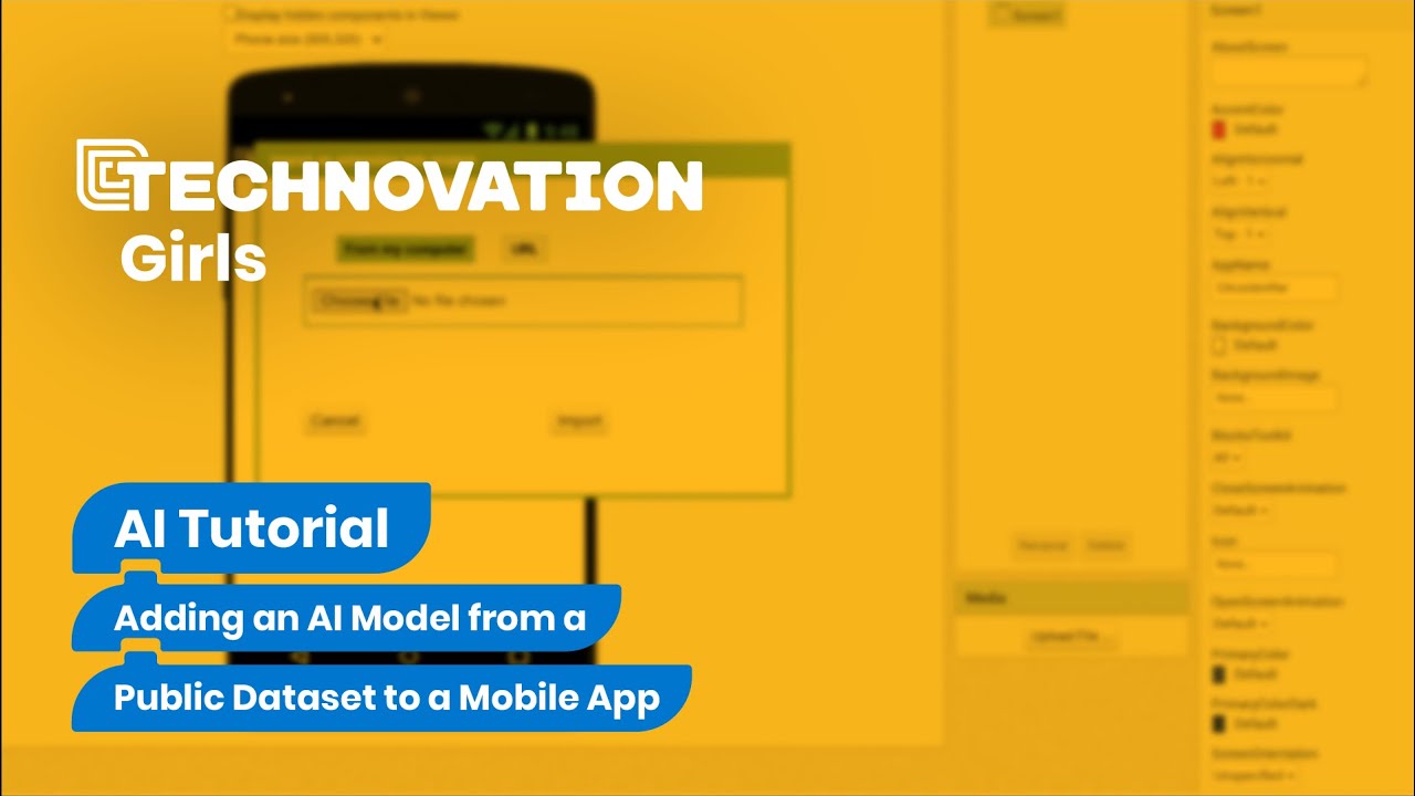 Adding an AI Model to App Inventor