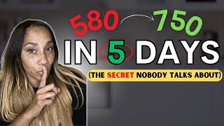 The Secret To Increase Your Credit Score By 100 Points In 5 days! Boost Your Credit Score Fast