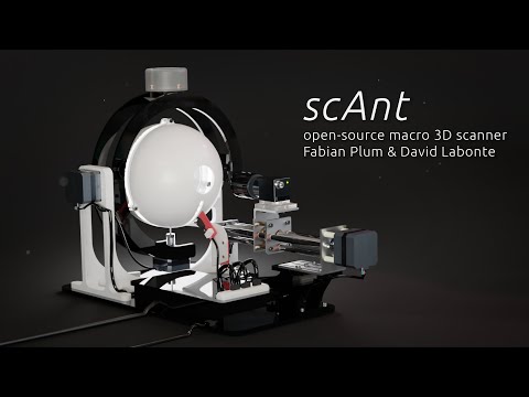 scAnt - Open-Source Macro 3D scanner