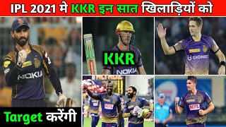IPL 2021: list of 7 players target Kolkata Knight Riders (KKR) in IPL Auction 2021