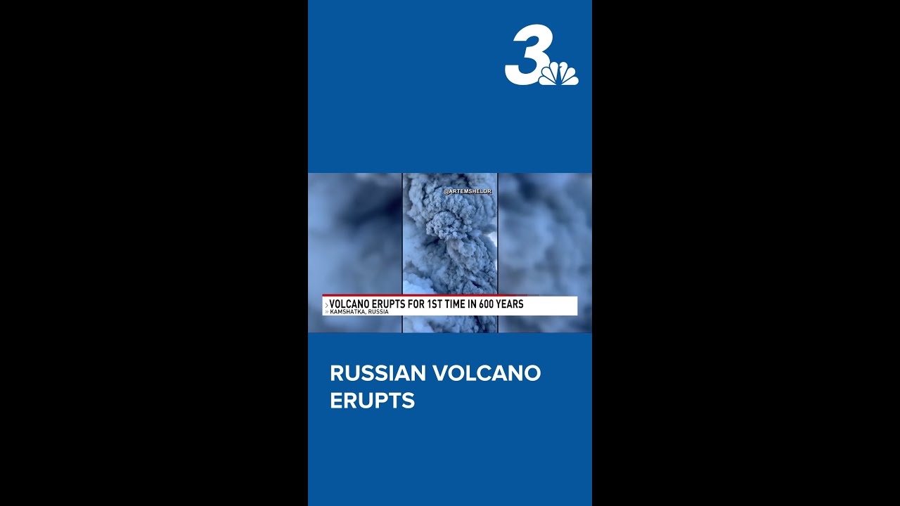Russian volcano erupts for first time in centuries, days after 8.8 magnitude earthquake