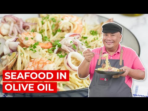 Seafood in Olive Oil Recipe | SIMPOL | CHEF TATUNG