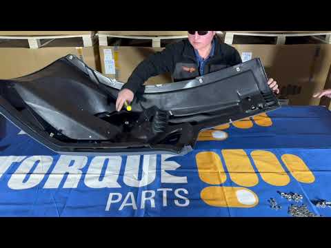 Assemble process for Torque Parts front bumper for 2018 or newer Freightliner Cascadia Trucks