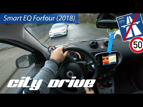 Smart EQ Forfour (2018) - City Test Drive POV