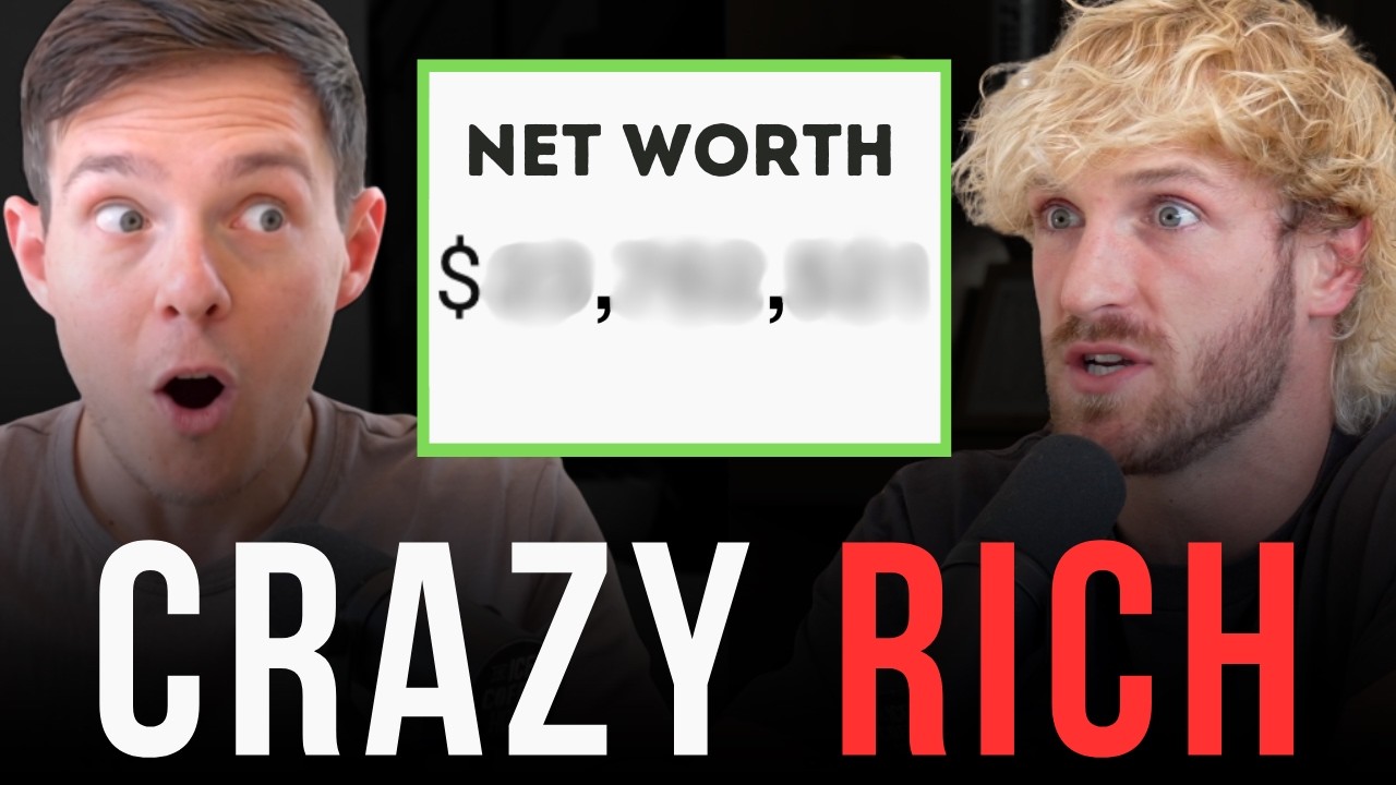 Logan Paul Reveals His REAL Net Worth...