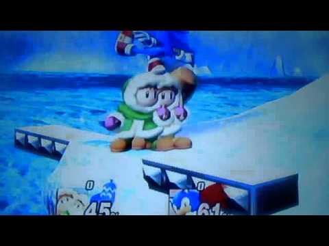 Super Smash Bros:Brawl Sonic V.S Ice Climbers