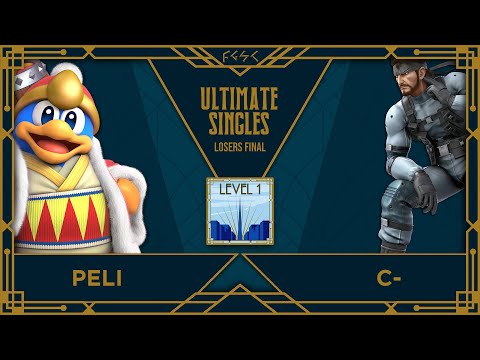 Peli (King Dedede) vs C- (Snake) - Ultimate Singles Losers Final - Level 1