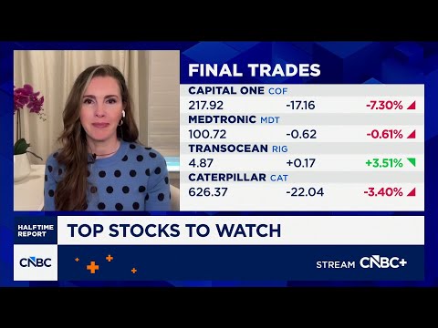 Final Trades: Capital One, Medtronic, Transocean and Caterpillar