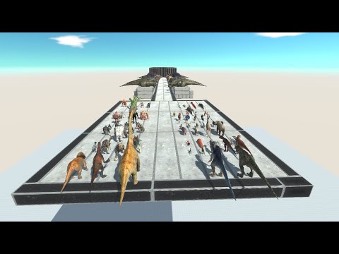 Carnivore Dinosaurs Corridor Challenge - Animal Revolt Battle Simulator